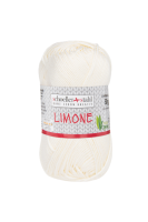 Fir 100% bumbac Limone pentru tricotat si crosetat, 125 m, 73 Natural, Scholler
