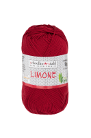 Fir 100% bumbac Limone pentru tricotat si crosetat, 125 m, 78 Rosu Rubin, Scholler
