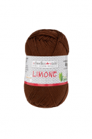 Fir textil Scholler Limone 84 pentru tricotat si crosetat, 100% bumbac, Maro Nuca, 125m