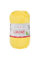 Fir 100% bumbac Limone pentru tricotat si crosetat, 125 m, 100 Galben, Scholler