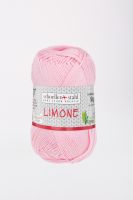 Fir textil Scholler Limone 108 pentru tricotat si crosetat, 100% bumbac, Roz Deschis, 125m