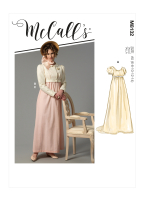 Tipar costum carnaval,  bolero si rochie secolul 18 M 8132