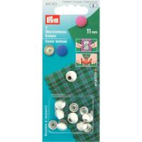 Set nasturi de imbracat din metal, 11 mm diametru, 7 bucati, Prym