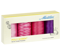 Ata de brodat POLY SHEEN BLOSSOM ,4 bucati, METTLER