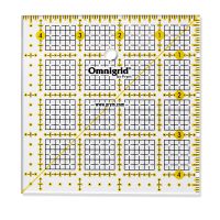 Rigla patrata pentru croitorie, patchwork, design grafic, 4,5 x 4,5 inch, PRYM 611473