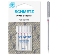 Set 5 ace Pfaff materiale elastice Schmetz, finete ac 75-90, sistem ac 130/705 H