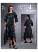 Tipar bluza, rochie si pantaloni V1745