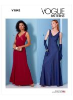 Tipar Rochie ocazii speciale, multi-masura Vogue 1842