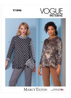 Tipar Bluza, multi-masura Vogue V1846.A