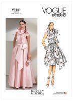 Tipar Rochie evantai ocazii speciale, multi-masura Vogue 1861