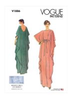 Tipar Caftan, Rochie, multi-masura Vogue V1886.A