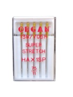 Ace super stretch finete 75 - 5 buc cap colorat Organ Needles