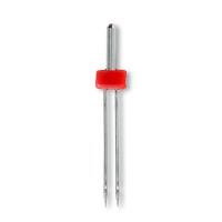 Ac dublu pt masini casnice, finete 80, distanta dintre ace 2.5mm, materiale stretch, Prym, 152916
