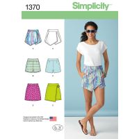 Tipar fusta mini si pantaloni scurti 1370