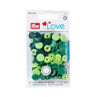 Capse plastic/30 buc/ 12.4 mm/ cod 393001, colectia Prym love