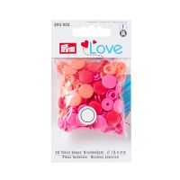 Capse plastic/30 buc/ 12.4 mm/ cod 393002, colectia Prym love