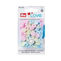 Capse plastic/30 buc/ 12.4 mm/ cod 393030, colectia Prym love