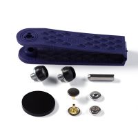 Nituri pentru buzunare, riveti de 9mm x 24buc, argintii, Prym