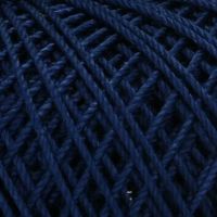 Fir de crosetat, Anchor Freccia 6, 100% bumbac, grosime fir nr 2 Fine, lungime 175 m, 50g, albastru inchis 00150