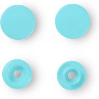 Set capse plastic (30 perechi) de 12,4 mm, culoare 59 - turcoaz deschis, Prym, 393159