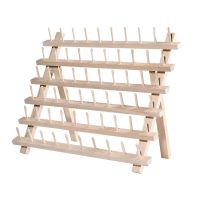 Suport de lemn pentru 60 de bobine de ata, dimensiune 40x50 cm, Babysnap