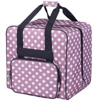 Geanta depozitare si transport pentru masinile Overlock, 34x35x31cm BabySnap multicolor roz