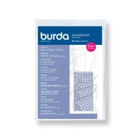 Hartie textila pentru tipare, tip grila, 5 coli (150 cm x 110 cm), Burda Style