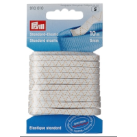 Elastic standard, latime 5 mm, lungime 10 m, alb, Prym