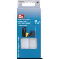 Banda Velcro, arici, de cusut, 60 cm lungime x 20 mm latime, alb Prym