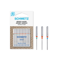 Set combinat 10 ace tricot Schmetz, finete ac 70-90, pentru masina de cusut, sistem ac 130/705 H