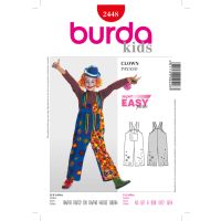 Clown Tipar costum carnaval 2448