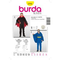 Tipar costum carnaval Bat-Boy + Vampir 2791