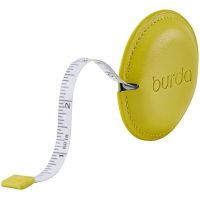 Centimetru croitorie, din piele ecologica, colectia Aenne Burda, lemon