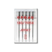 5 ace tricot Organ Jersey, cu finete acului intre 60-100, sistem ac 130/705 H