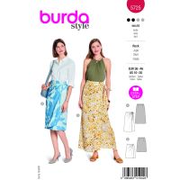 Tipar de croitorie fusta vara in 2 variante, multi-masura 36-46, Burda Style 5725