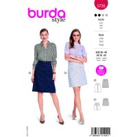 Tipar de croitorie jacheta pentru femei cu diverse lungimi si acoperire nasturi, Burda Style, 5739
