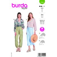 Tipar de croitorie bluza in 2 variante, multi-masura 36-46, Burda Style 5745