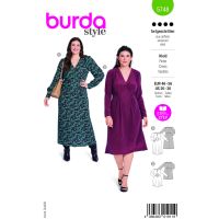 Tipar de croitorie rochie in 2 variante, multi-masura 46-56, Burda Style 5748