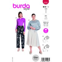 Tipar de croitoriee de vesta si trench pentru femei cu rever si curea, Burda Style, 5752