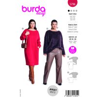 Tipar bluza lejera pentru femei, cu decolteu rotund, buzunare, in doua variante
