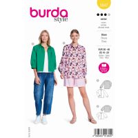 Tipar bluza pentru femei in stil office cu guler elegant