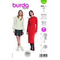 Tipar bluza/rochie lunga cu decolteu strans, maneci elastice optionale, pentru femei