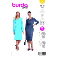 Tipar rochie eleganta, pe corp, cu funda la decolteu, fermoar ascuns, pentru femei