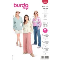 Tipar jacheta, in 3 variante, multi-masura 34-48, Burda Style 5892