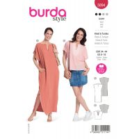Tipar rochie&tunica, in 2 variante, multi-masura 34-44, Burda Style 5894