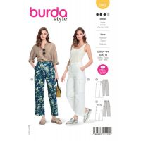 Tipar pantaloni, in 2 variante, multi-masura 34-44, Burda Style 5902