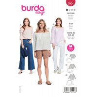 Tipar bluza , in 3 variante, multi-masura 34-48, Burda Style 5904