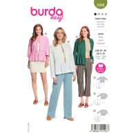 Tipar jacheta, in 3 variante, multi-masura 34-48, Burda Style 5906