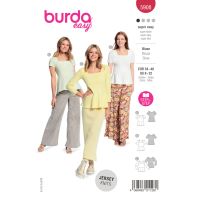 Tipar Top, in 3 variante, multi-masura 34-48, Burda Style 5908