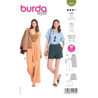 Tipar pantaloni, in 2 variante, multi-masura 34-44, Burda Style 5912